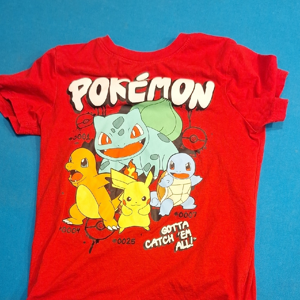 Pokemon Red and White Kids T-Shirt